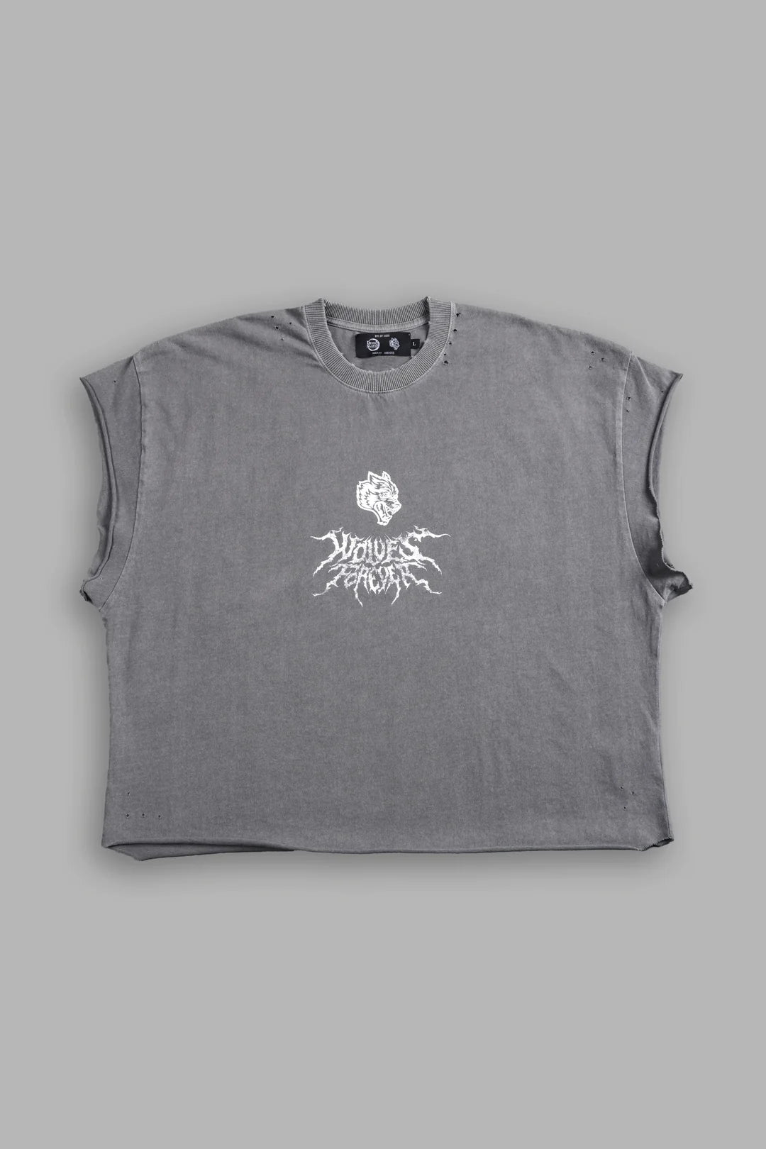 Darc Sport X Kimetsu No Yaiba , Upper Moon , Grunge Cutoff Tee