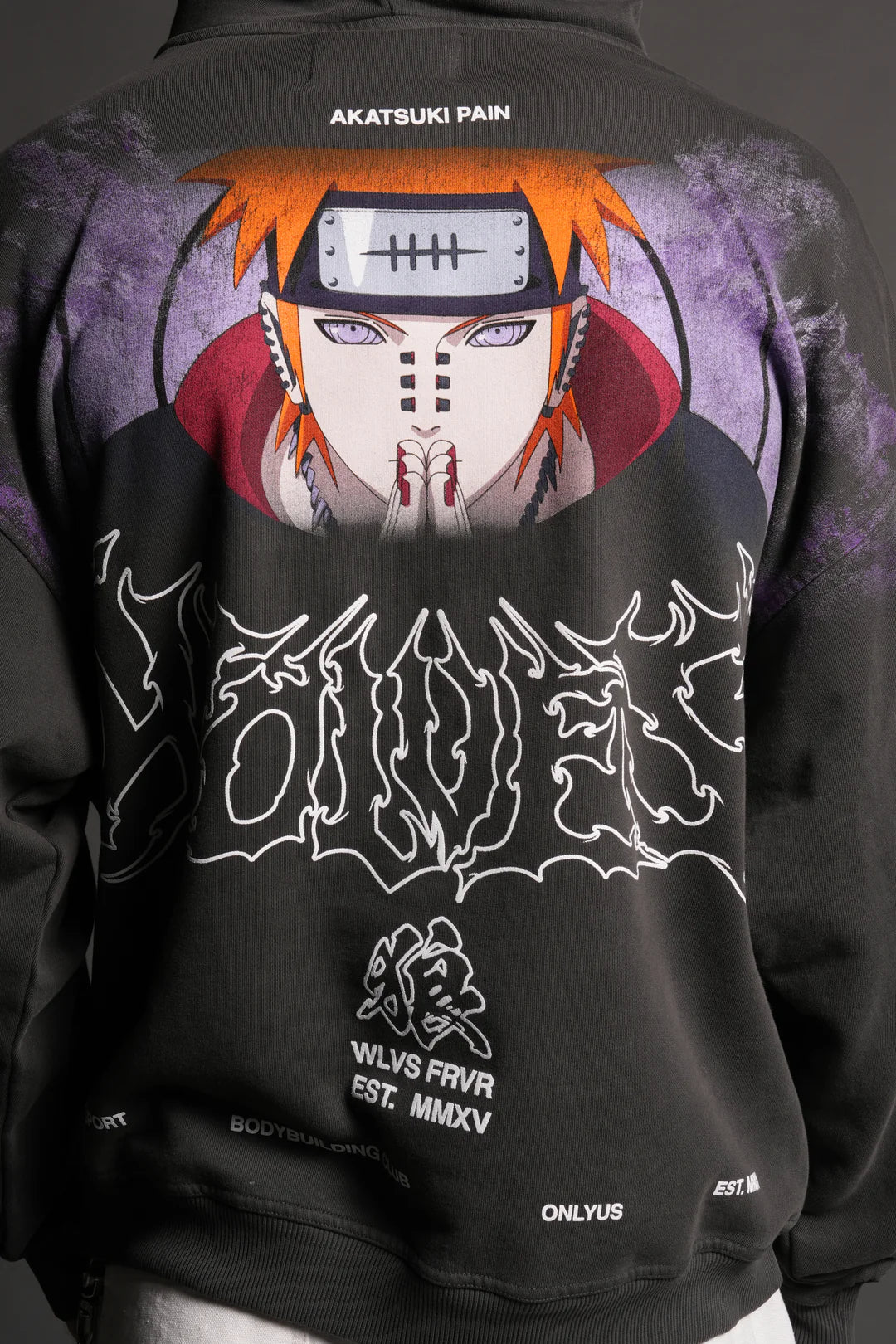 DARC FURY PIERCE HOODIE IN BLACK ( Preventa , Reserva con el 50% )