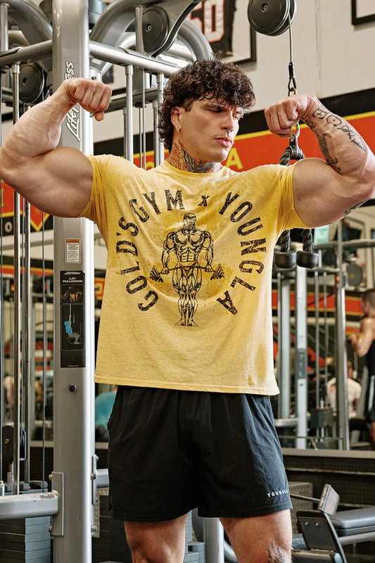 Youngla , GOLD'S GYM HEATHER TEES