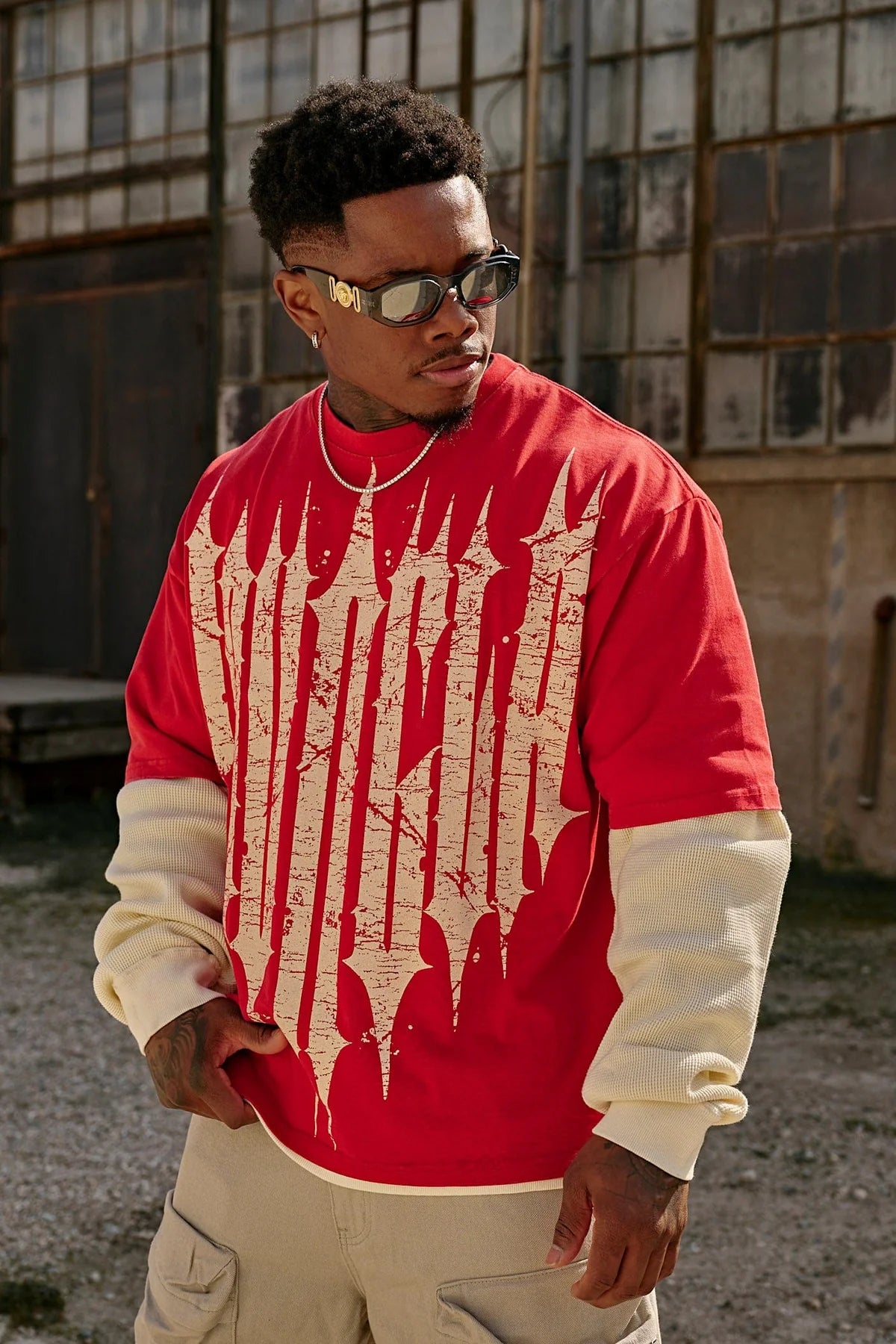 Youngla , REVENGE TEES SPRING '25 , Red