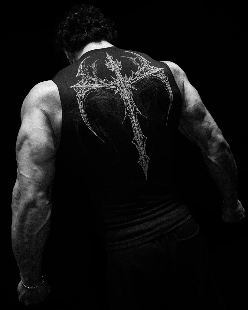 Breathe Divinity , Nightfall Cut-off Delt Compression [VOID BLACK]