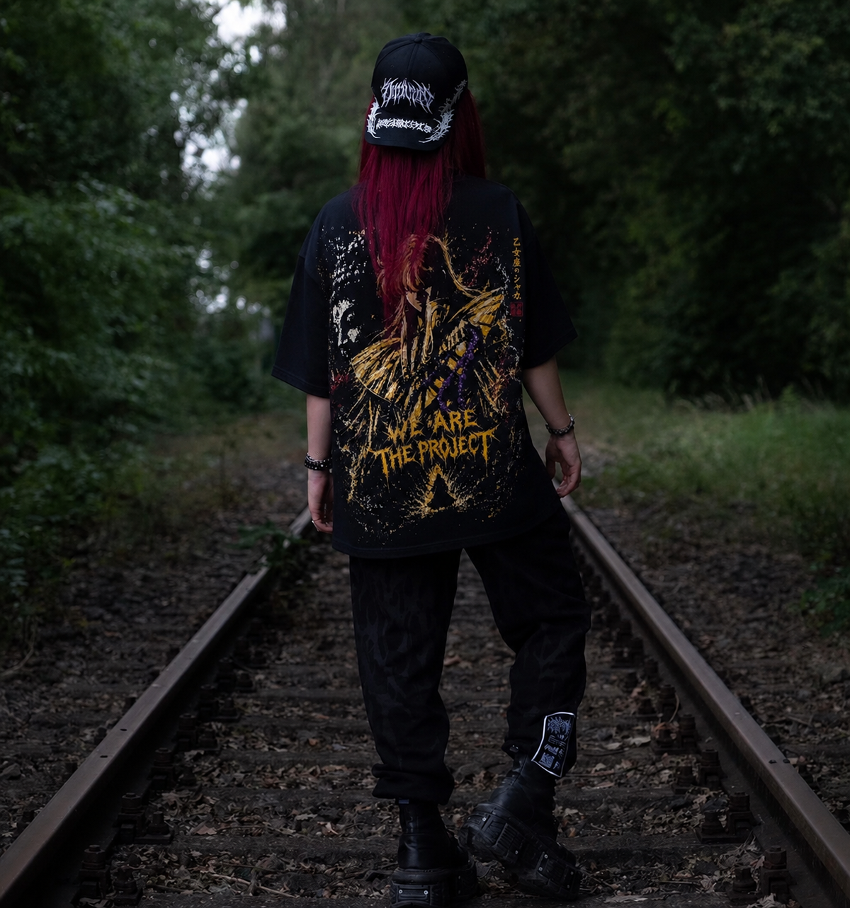 P92 Gold Collection | Virgo Oversized Tee Black