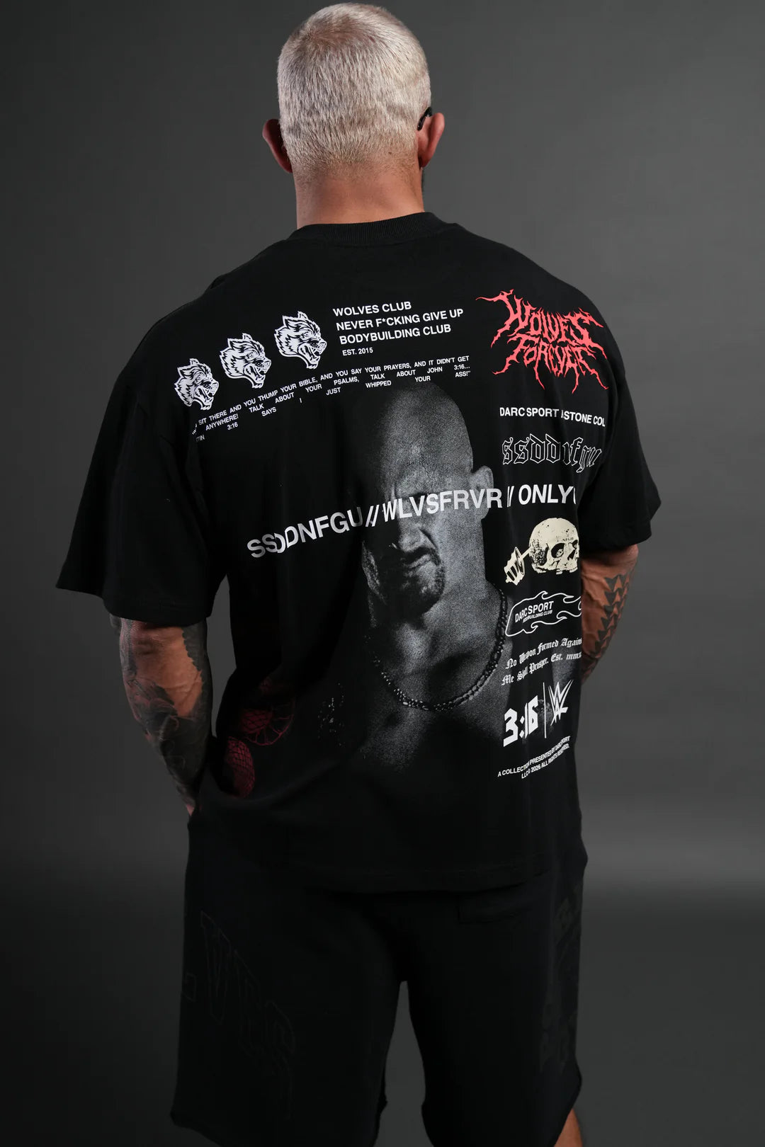 Darc Sport X WWE , Stone Cold Law , Premium Oversized