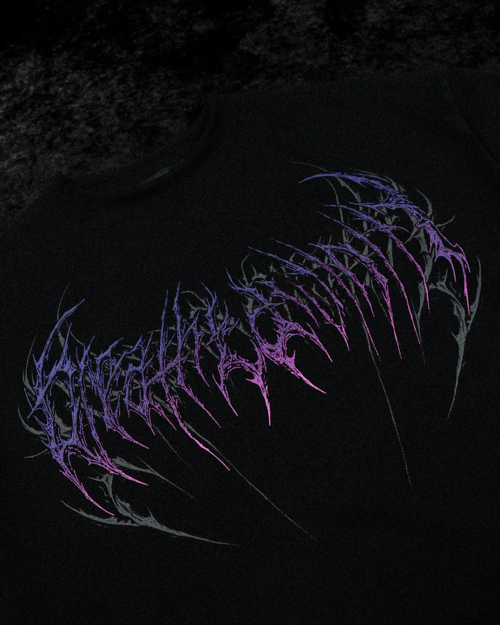 Breathe Divinity , Dark Cathedral Oversized T-shirt [HOLLOW PURPLE