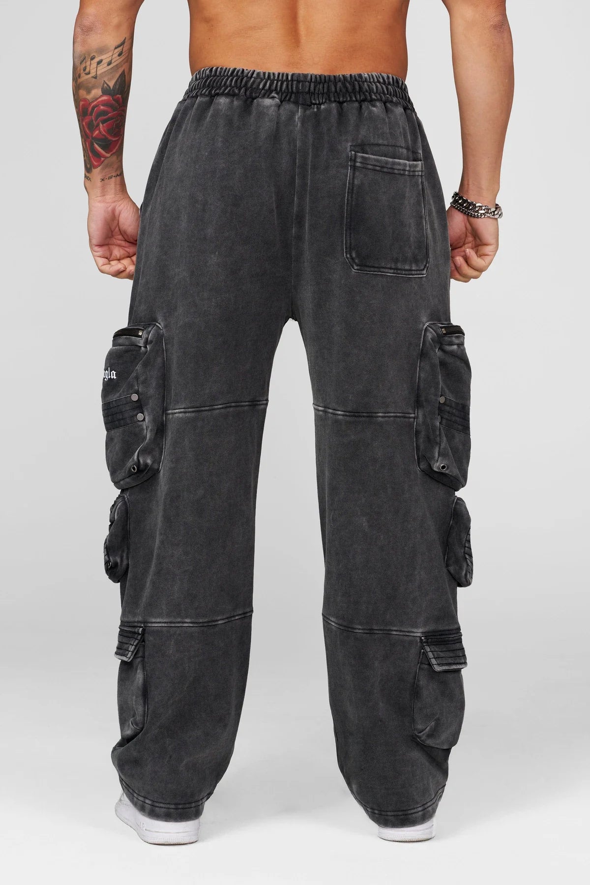 Stacked Cargo Sweats