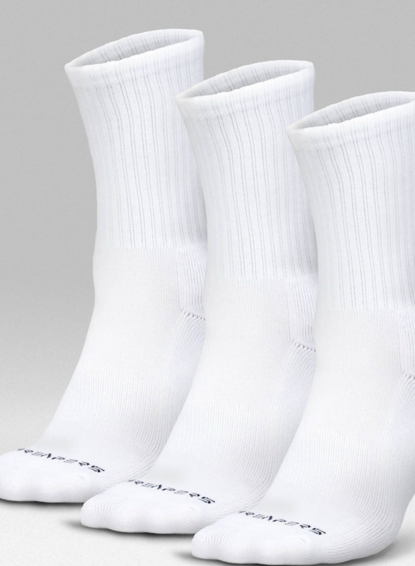 Gymreapers CREW SOCKS - WHITE