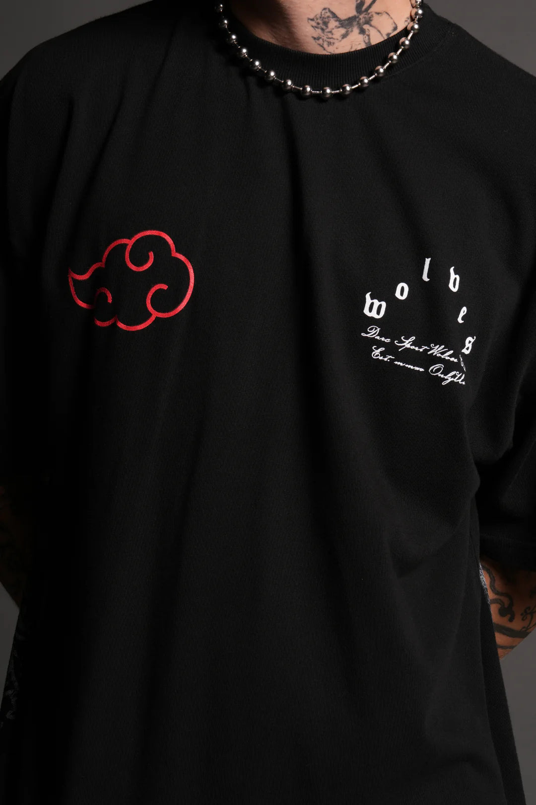 DARC NINJA PREMIUM OVERSIZED TEE IN BLACK , Preventa , ( Reserva con el 50% )