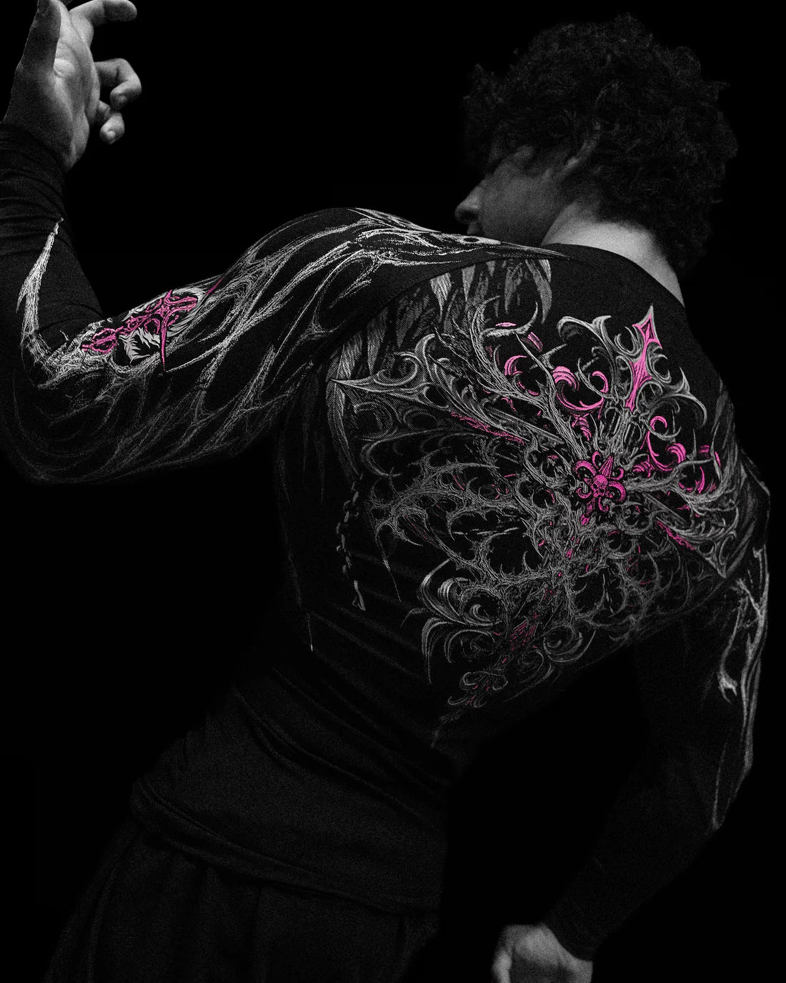 Breathe Divinity , Fallen Knight Compression Longsleeve  , Void Tech ,  ( Blossom Pink )