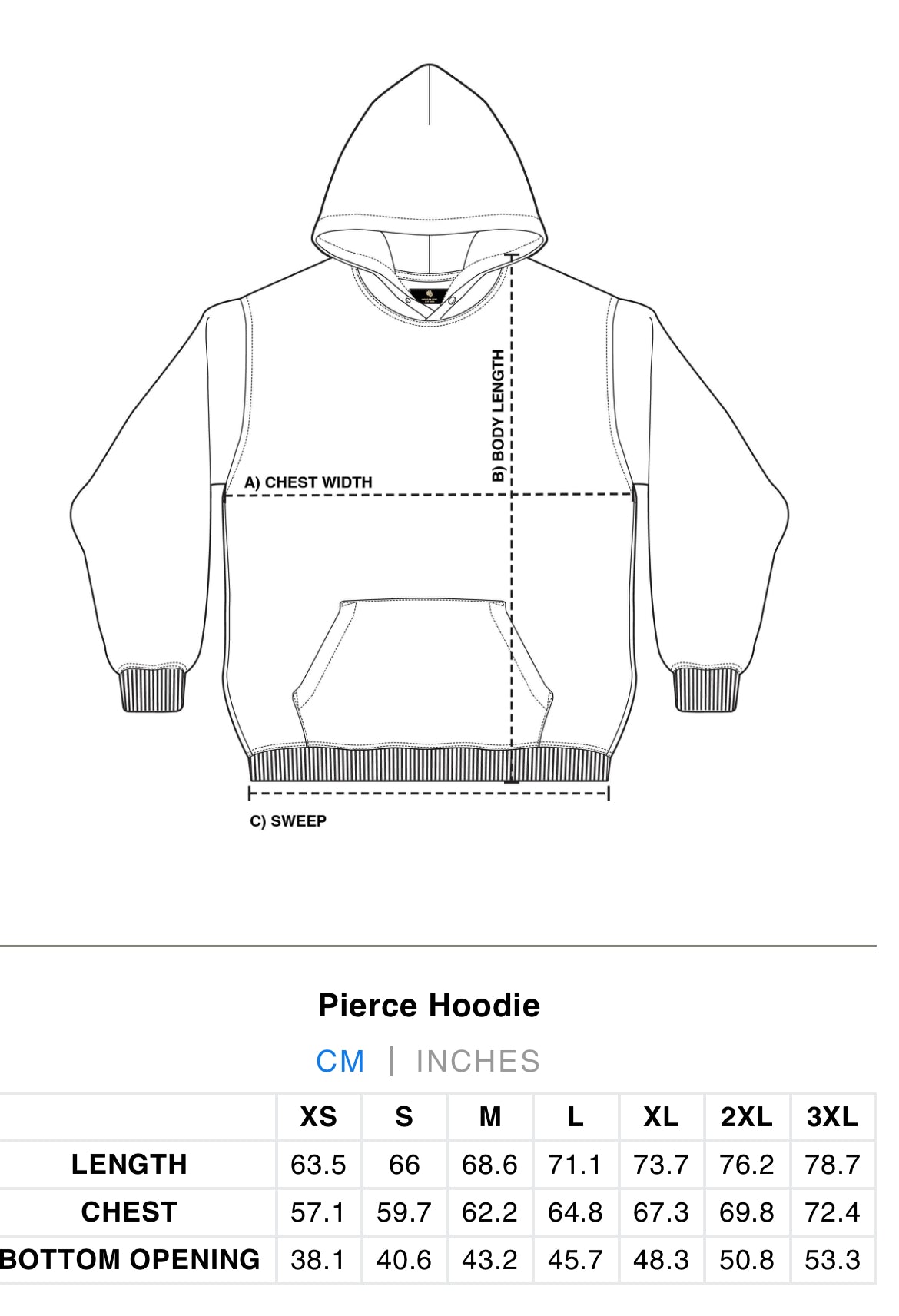 Darc Sport , BAKI HANMA "PIERCE" HOODIE
