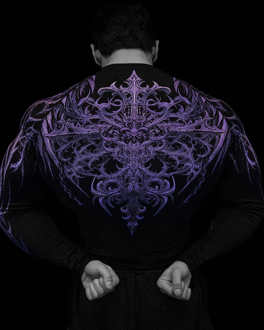 Breathe Divinity , Fallen Knight compression longlseeve , Void Tech , ( Amethyst )