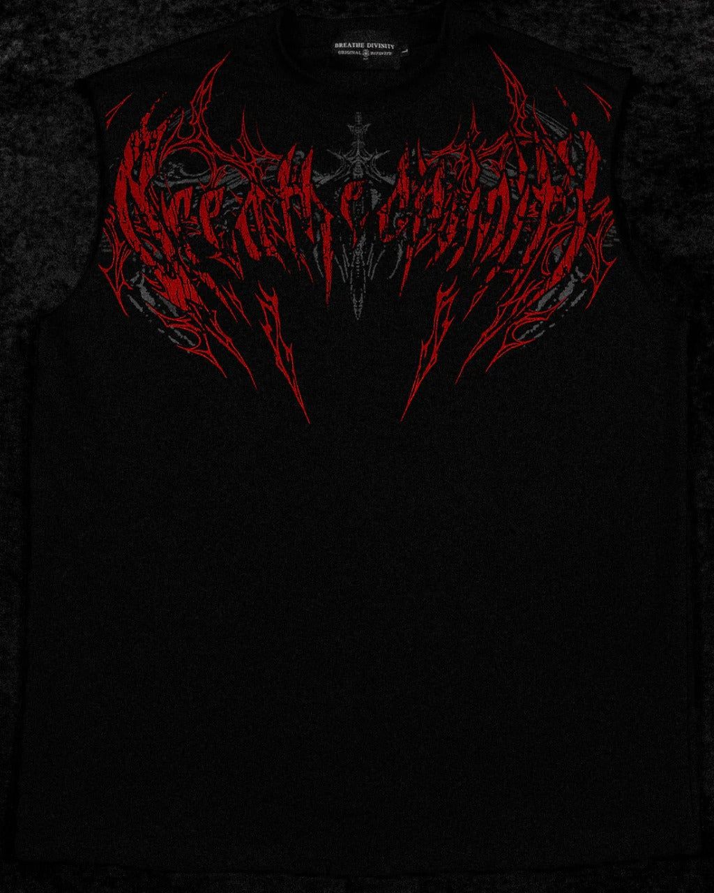 Breathe Divinity , Death Eater Oversized Cutoff tee [NIGHTMARE]