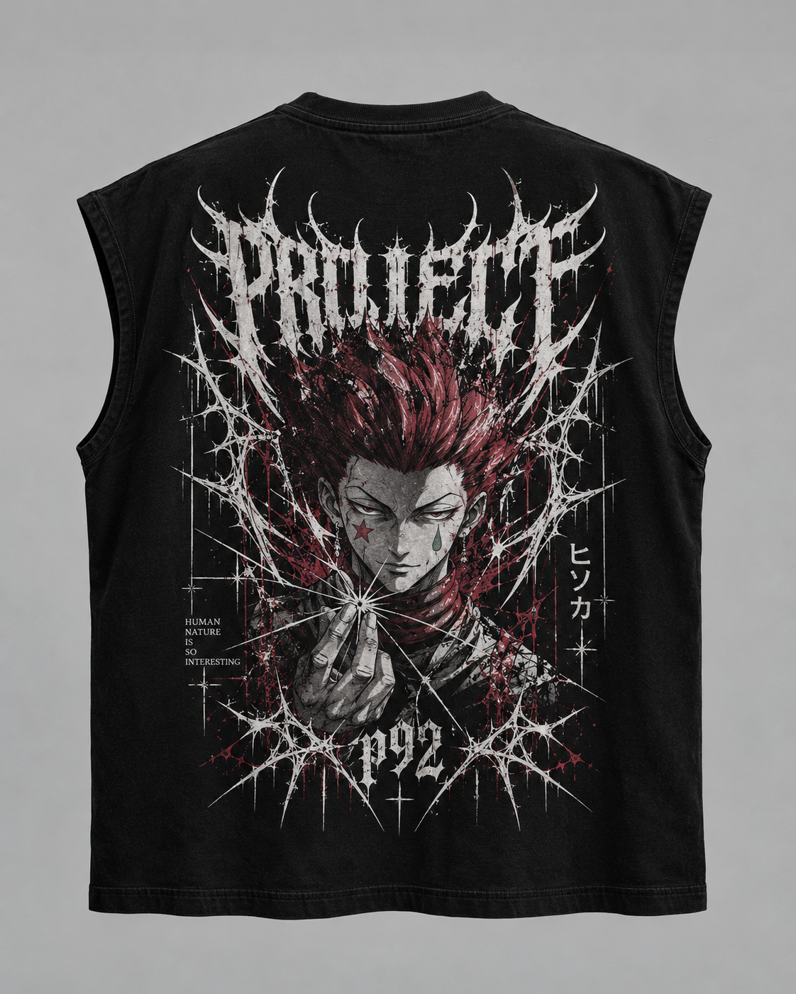 P92 ( Hisoka ) Special Edition , Garment Dye Muscle Tee , PREORDER ACTIVA ‼️