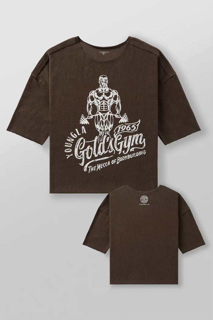 Gold's Gym Wide Neck Terry Tee