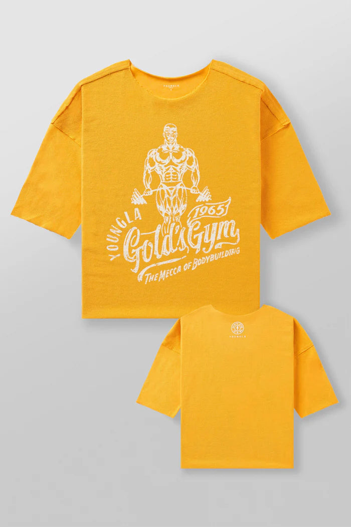 Gold's Gym Wide Neck Terry Tee