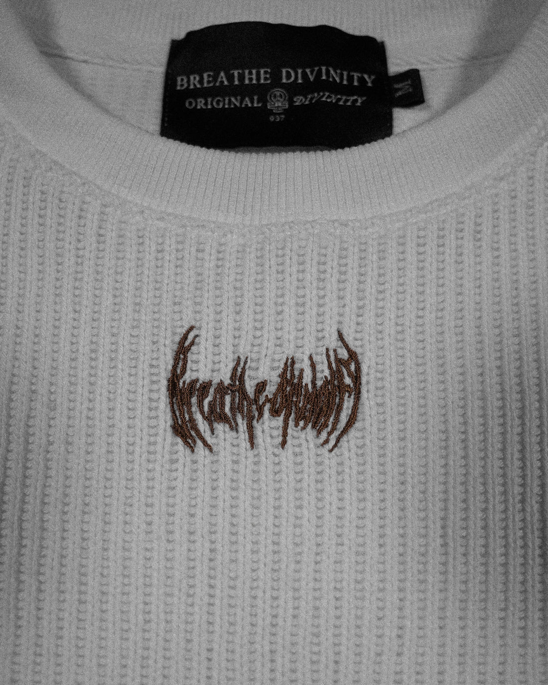 Breathe Divinity , Waffle Knit Cutoff (Créame Brulee)