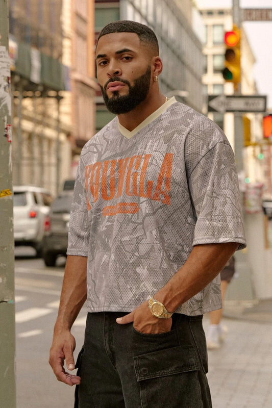 VARSITY FOOTBALL CROPPED JERSEY
