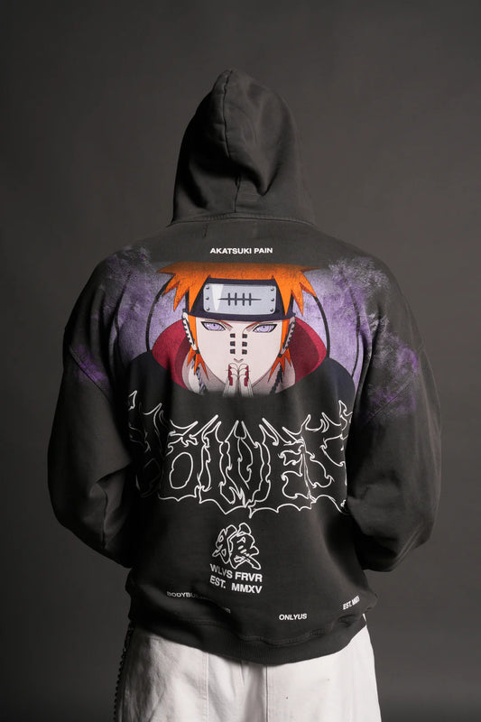 DARC FURY PIERCE HOODIE IN BLACK ( Preventa , Reserva con el 50% )