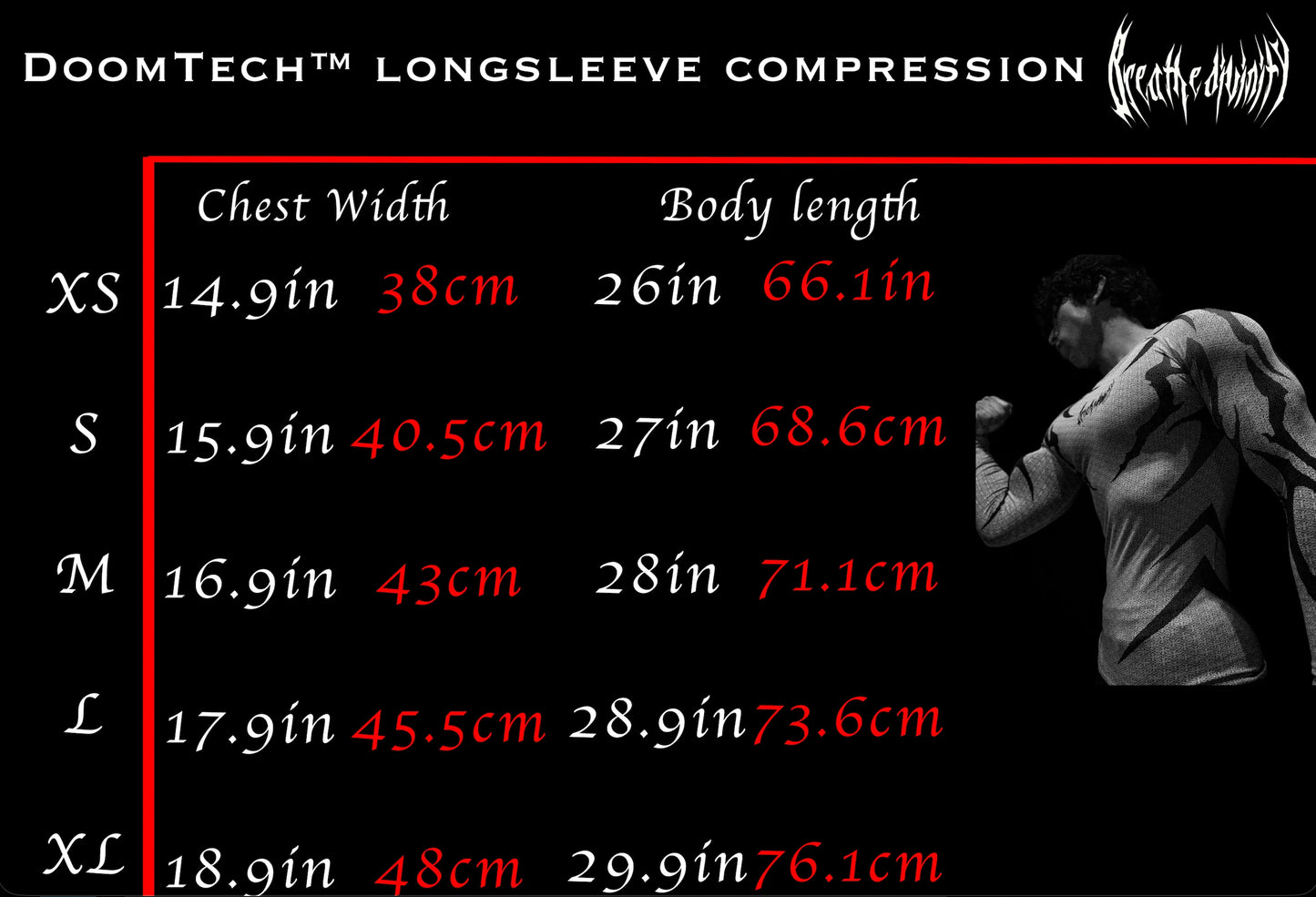 Breathe Divinity , Doomtech , Compression Longsleeve ( Divine White )