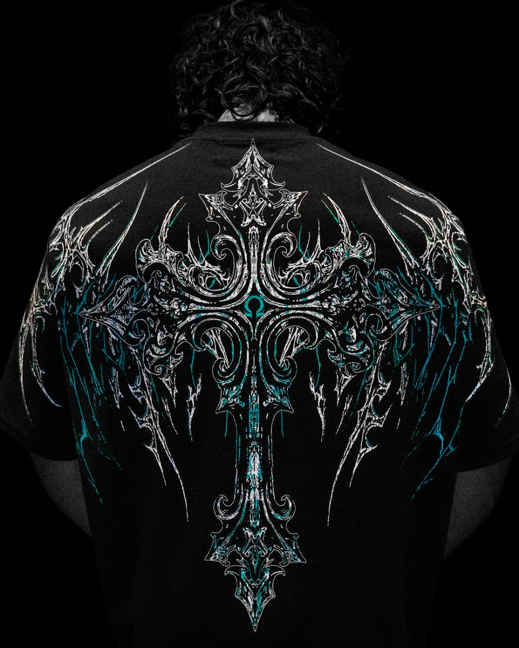 Breathe Divinity , Dark Cathedral Oversized T-shirt [MINT]