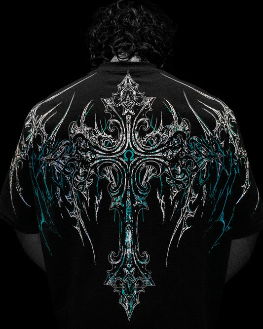 Breathe Divinity , Dark Cathedral Oversized T-shirt [MINT]