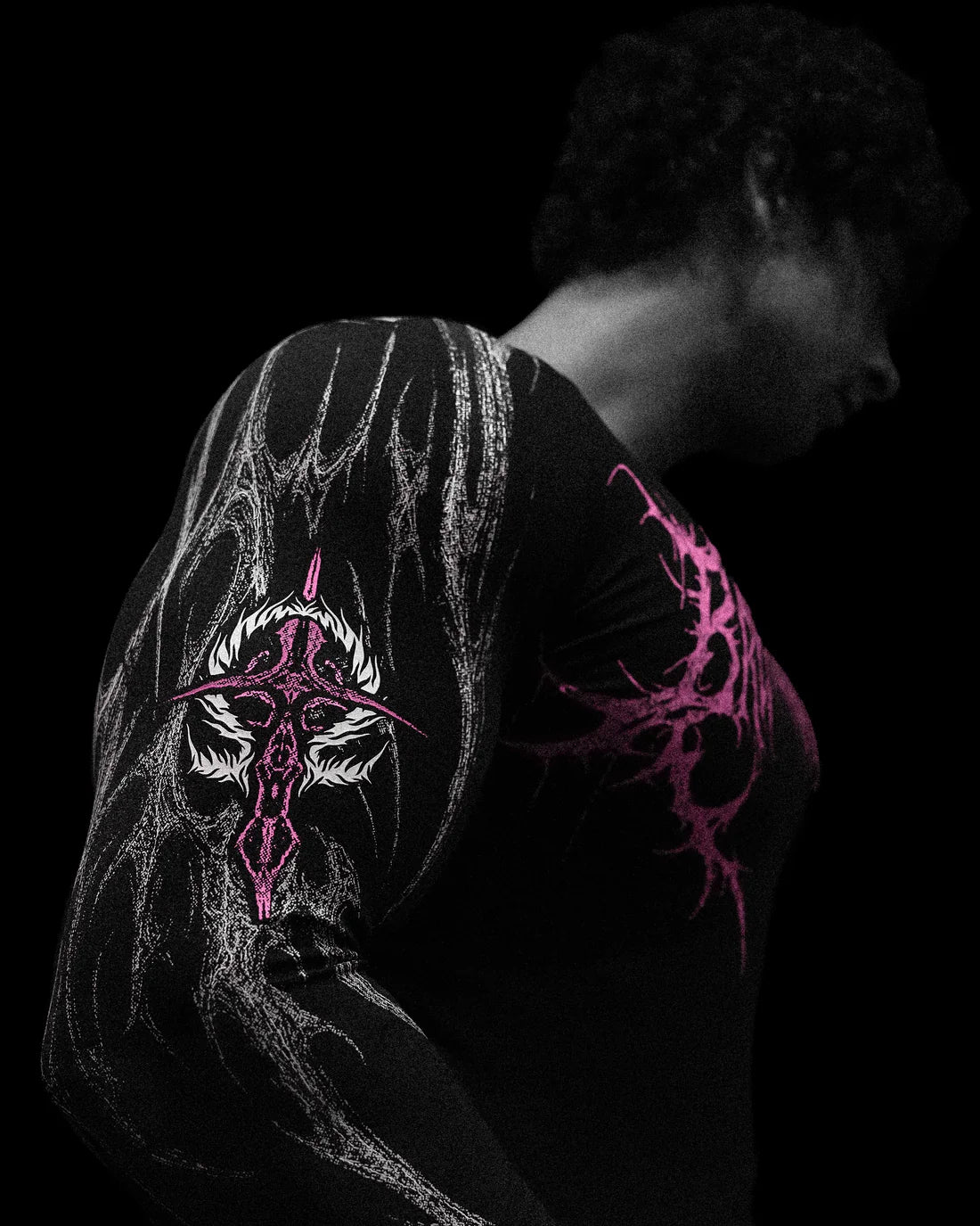 Breathe Divinity , Fallen Knight Compression Longsleeve  , Void Tech ,  ( Blossom Pink )