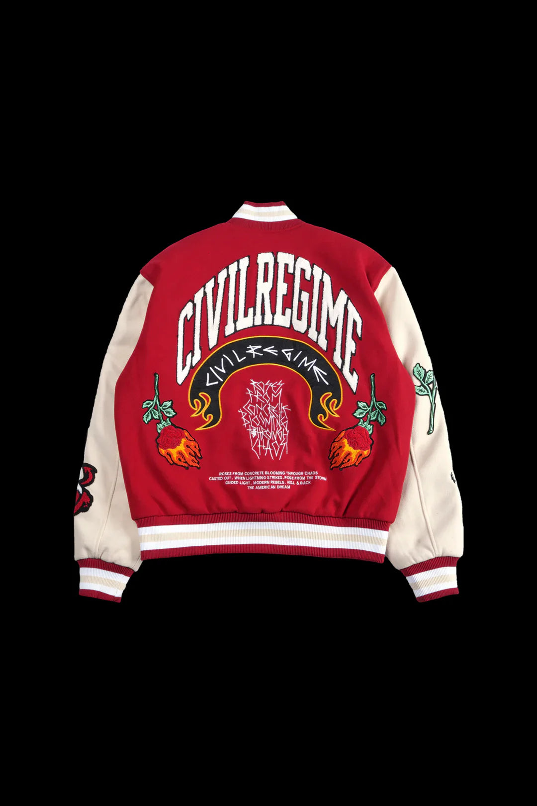 Civil Regime , Flames V2 , Varsity Jacked  , ( Envío gratis )