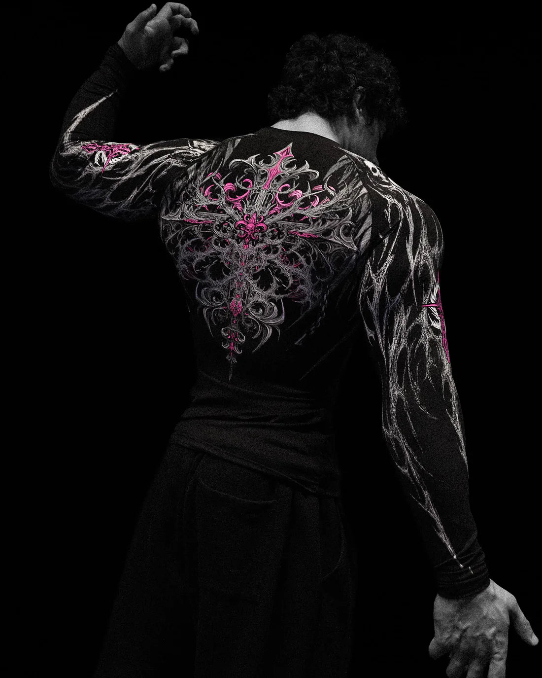 Breathe Divinity , Fallen Knight Compression Longsleeve  , Void Tech ,  ( Blossom Pink )