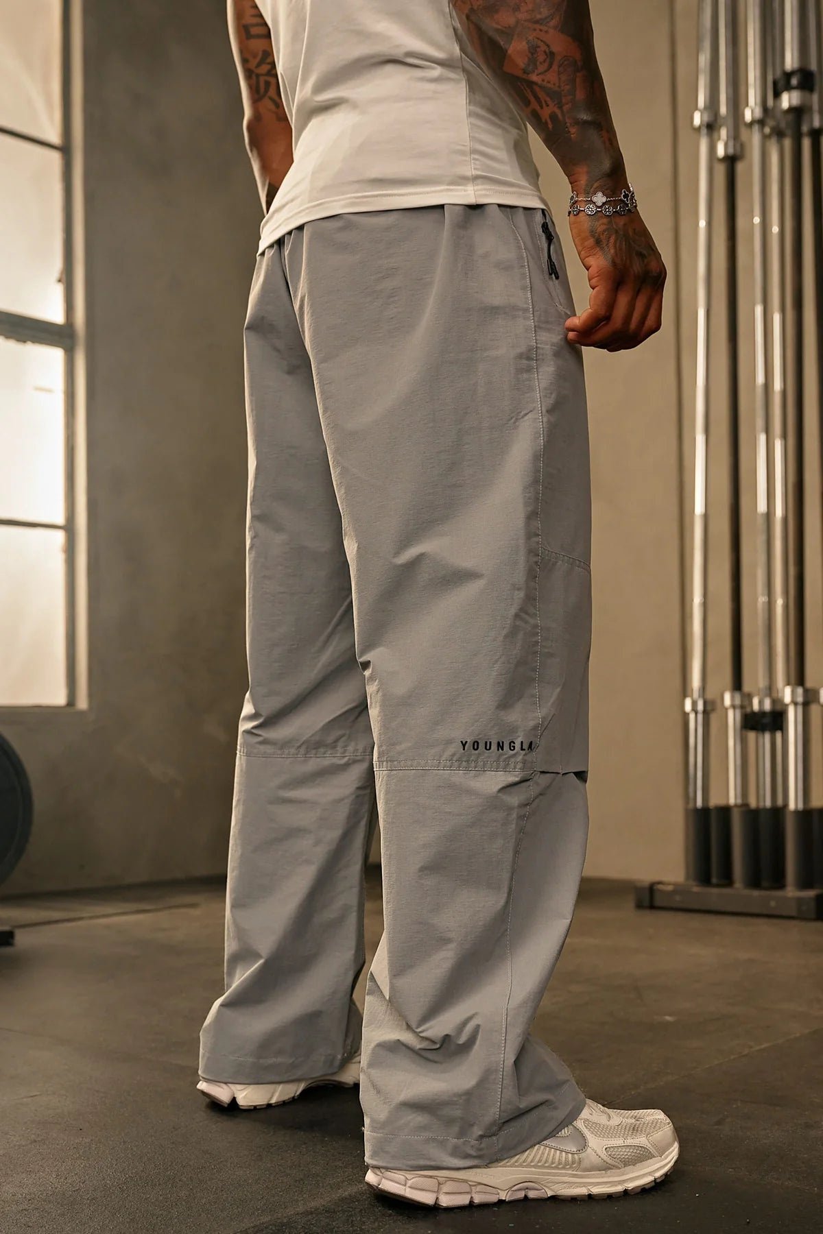 Youngla , WASHED TRAINING PANTS