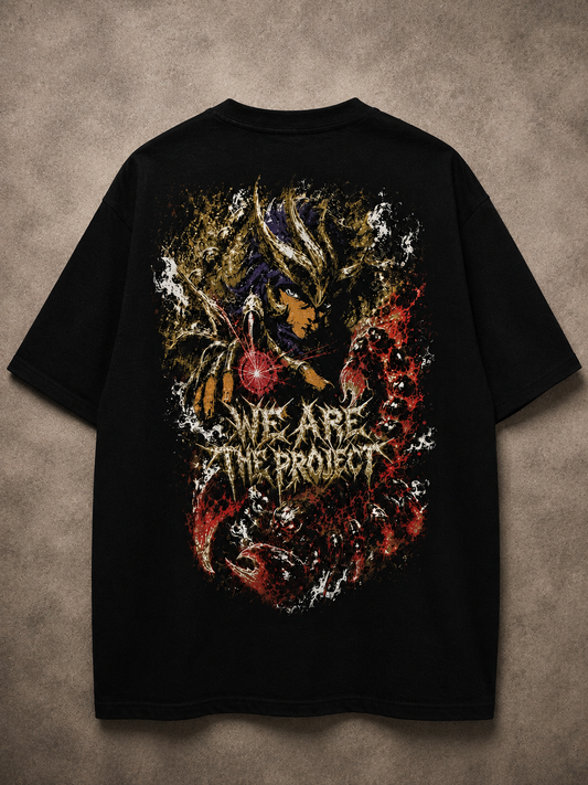 P92 , Gold Collection , Escorpio [ Milo ] , Oversized Tee Black