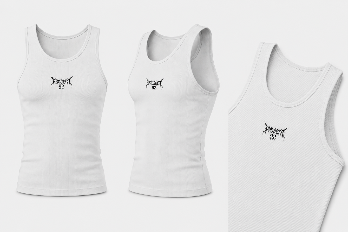 P92 , Holy Rib Tank , ( Soul White ) , “ Pronto en stock “Reserva disponible