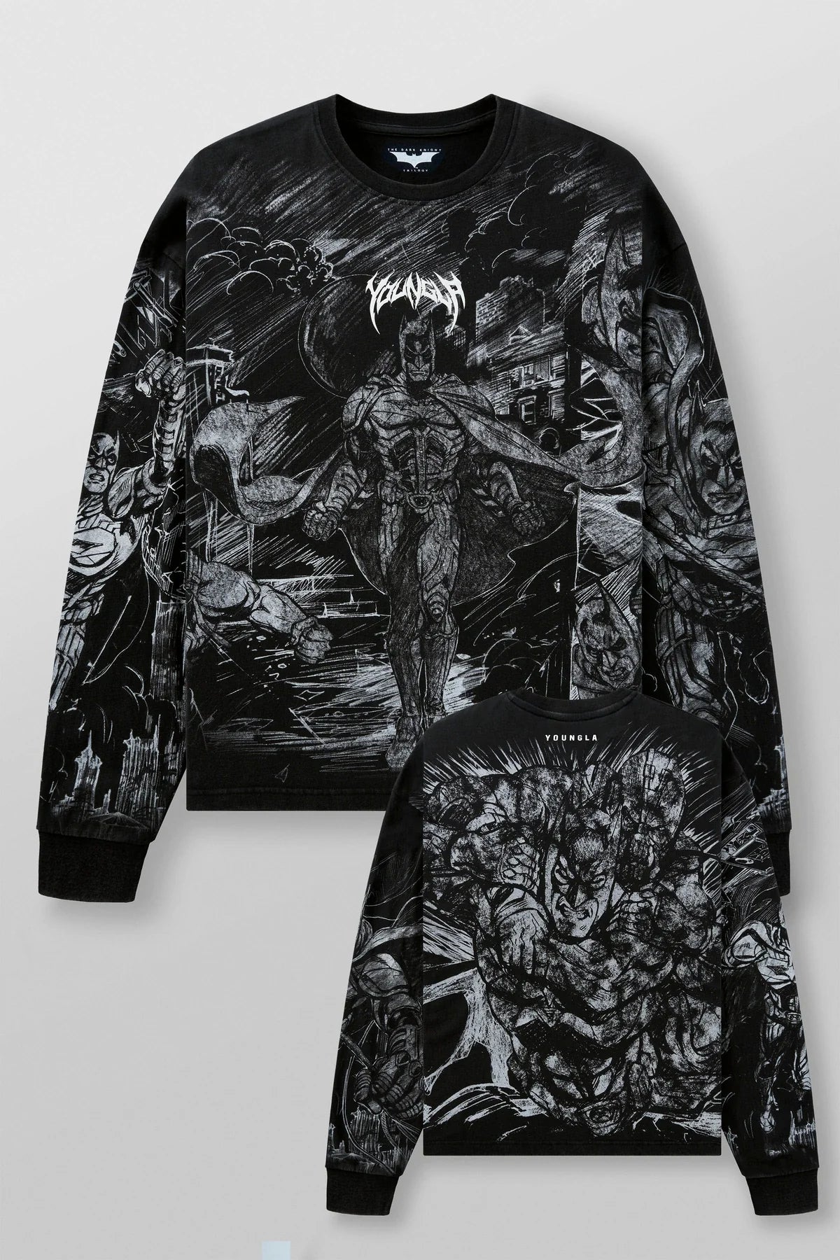 Youngla , Batman Comic Longsleeves , PREVENTA , 50% RESERVA