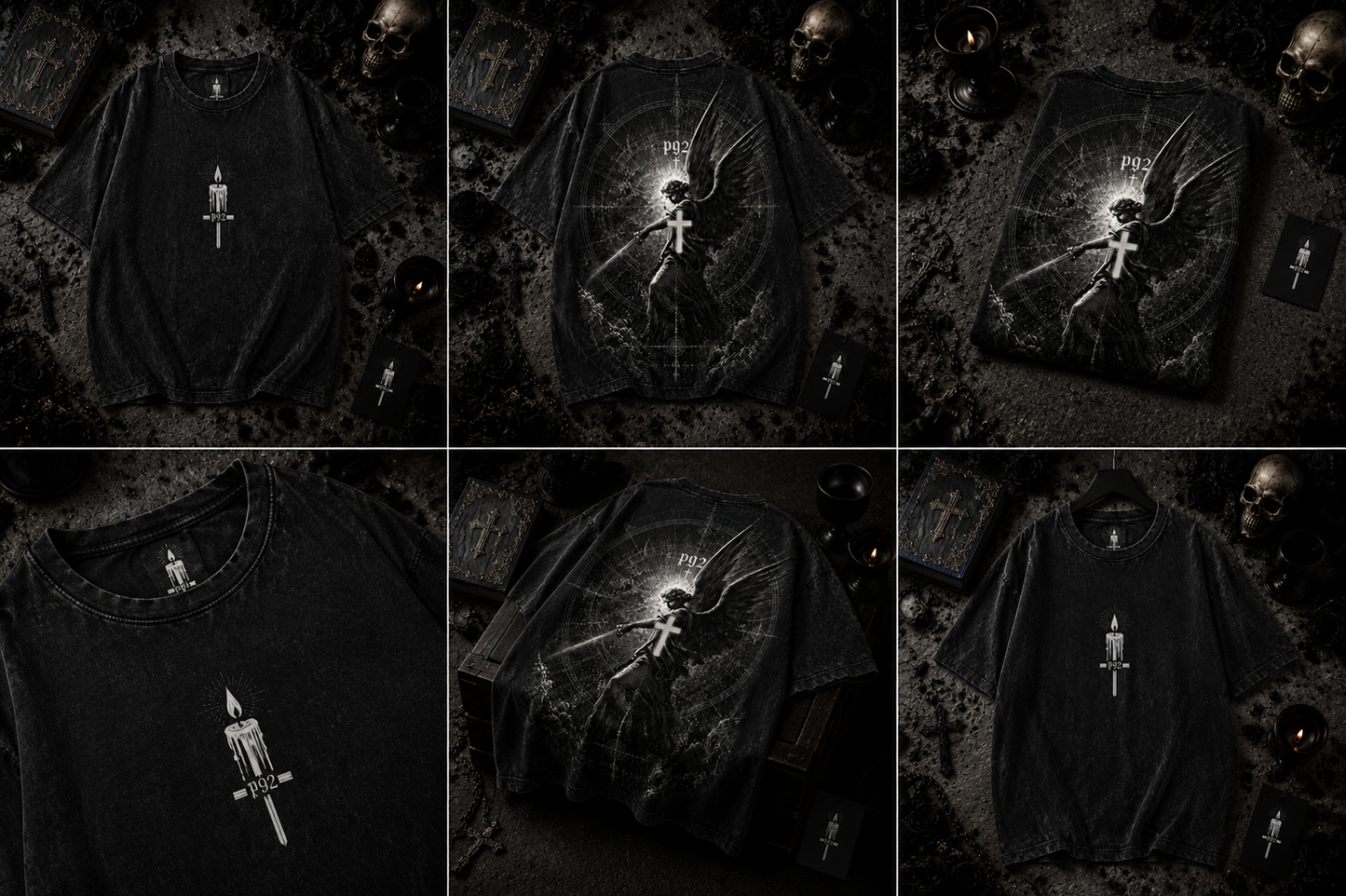 P 92 , Divine Battle , Chapter I :Antagonistic  , Beginnings , Oversized Fit In Black