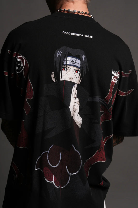 Darc Sport ,,WILL OF FIRE "PREMIUM" OVERSIZED TEE IN BLACK , ITACHI , Preventa , Reserva con el 50% )