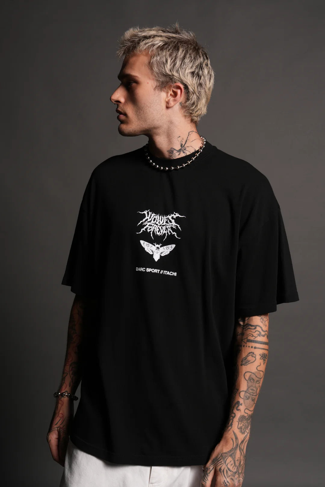 Darc Sport ,,WILL OF FIRE "PREMIUM" OVERSIZED TEE IN BLACK , ITACHI , Preventa , Reserva con el 50% )