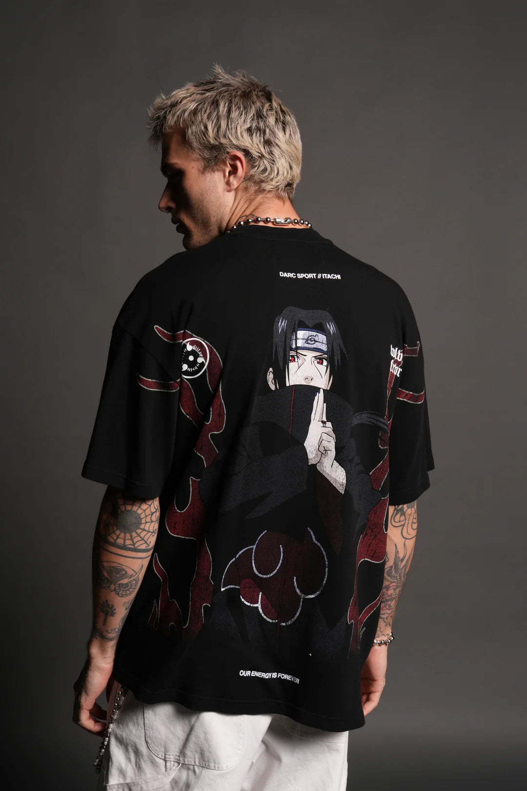 Darc Sport ,,WILL OF FIRE "PREMIUM" OVERSIZED TEE IN BLACK , ITACHI , Preventa , Reserva con el 50% )