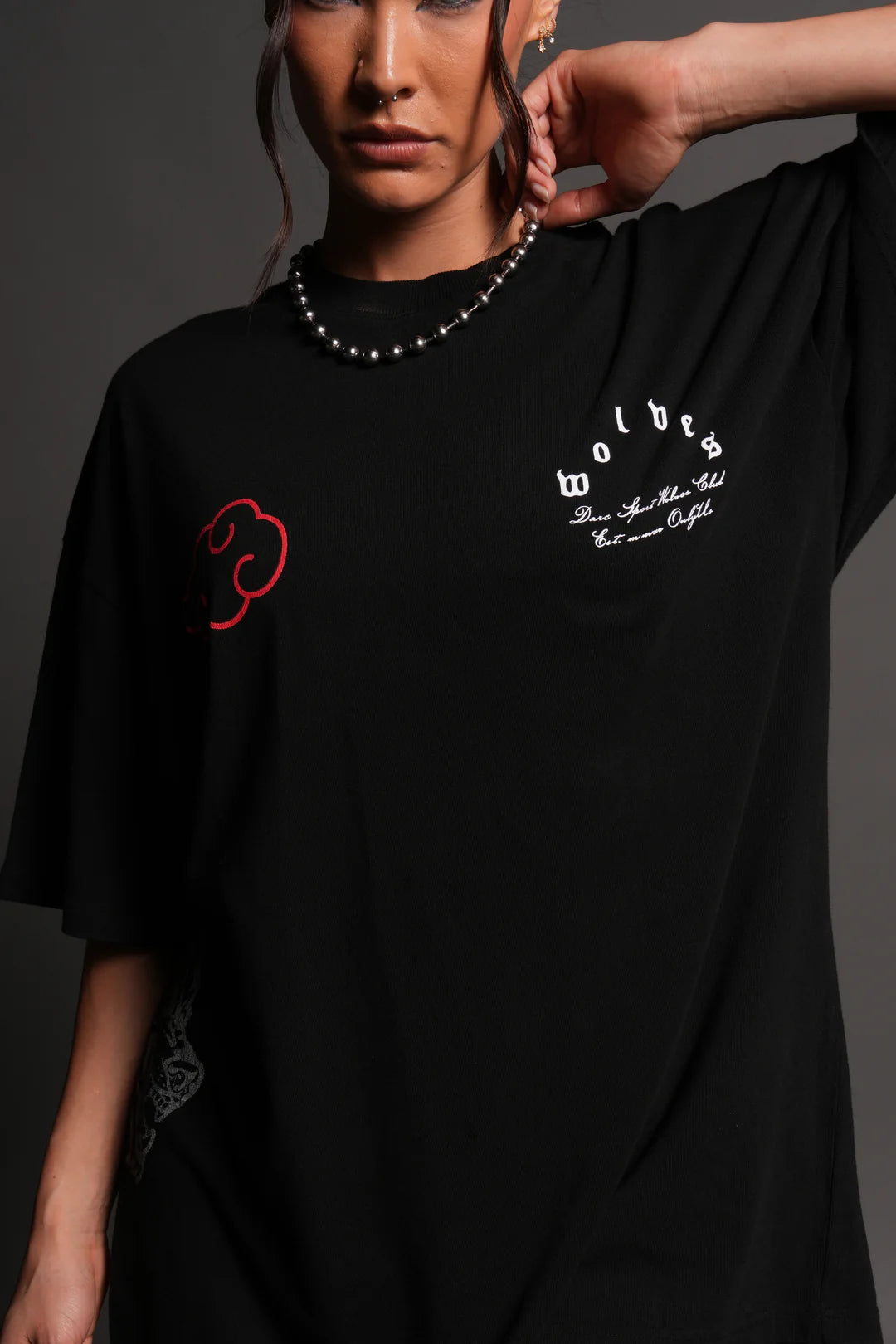 DARC NINJA PREMIUM OVERSIZED TEE IN BLACK , Preventa , ( Reserva con el 50% )