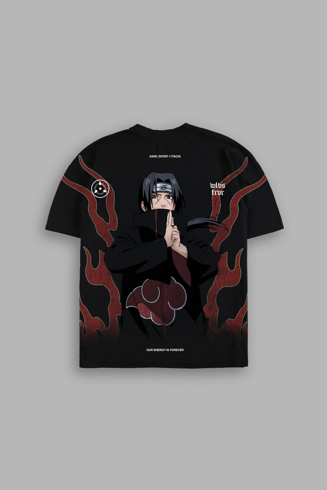 Darc Sport ,,WILL OF FIRE "PREMIUM" OVERSIZED TEE IN BLACK , ITACHI , Preventa , Reserva con el 50% )
