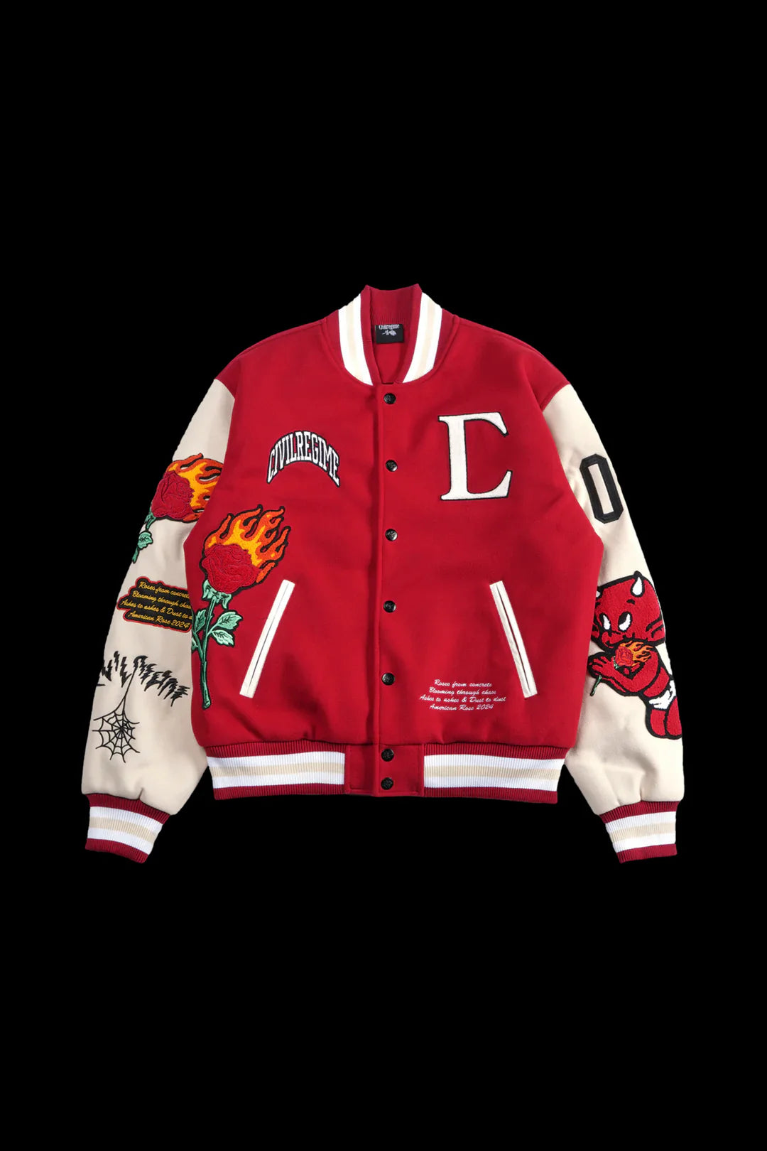 Civil Regime , Flames V2 , Varsity Jacked  , ( Envío gratis )