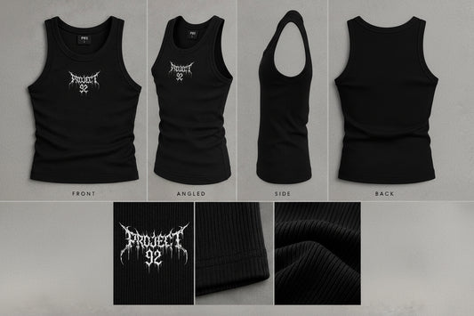 P92 , Holy Rib Tank , ( Gothic Black)