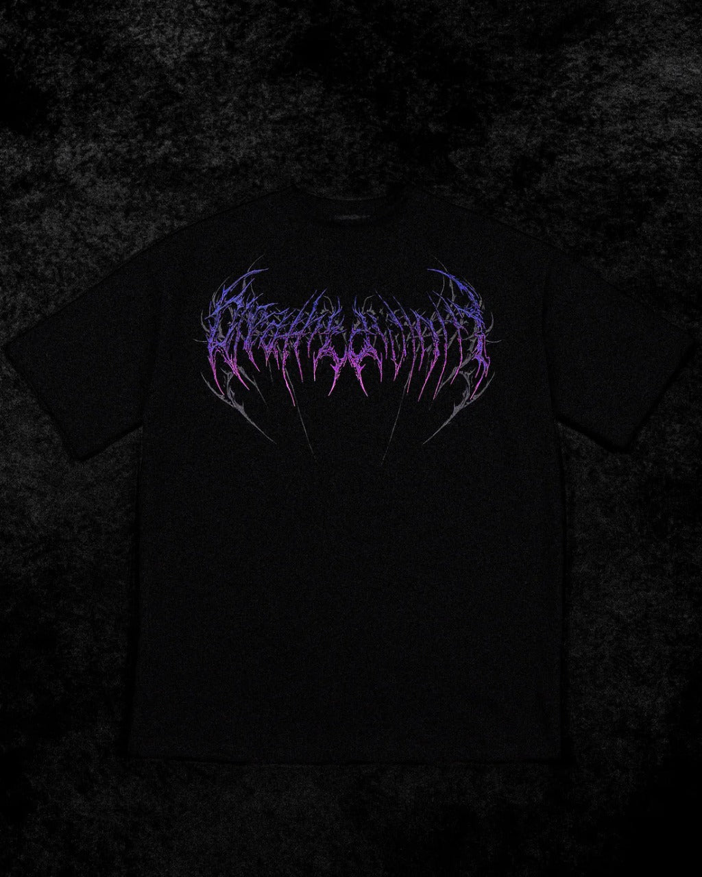 Breathe Divinity , Dark Cathedral Oversized T-shirt [HOLLOW PURPLE]