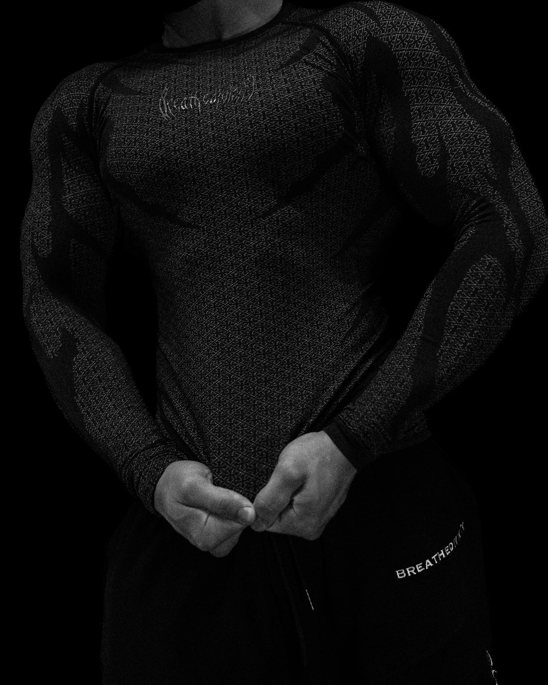 Breathe Divinity , Doomtech , Compression Longsleeve ( DARKNESS ) pronto en stock ( Reserva disponible )