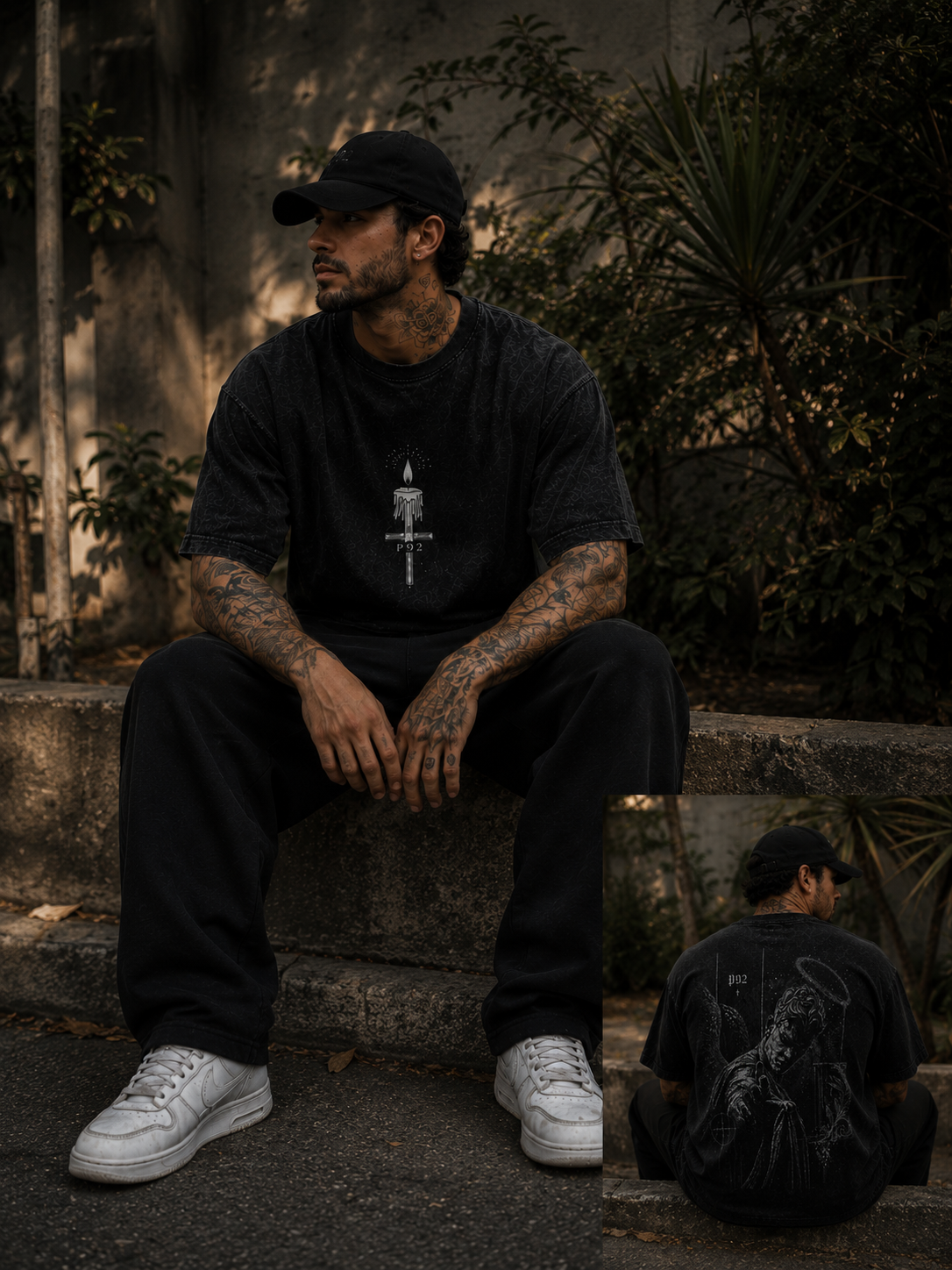 P 92  , Poison Pure VERSION II  , ( Chapter I : The Antagonists , Beginnings ,Oversized Fit , In Black