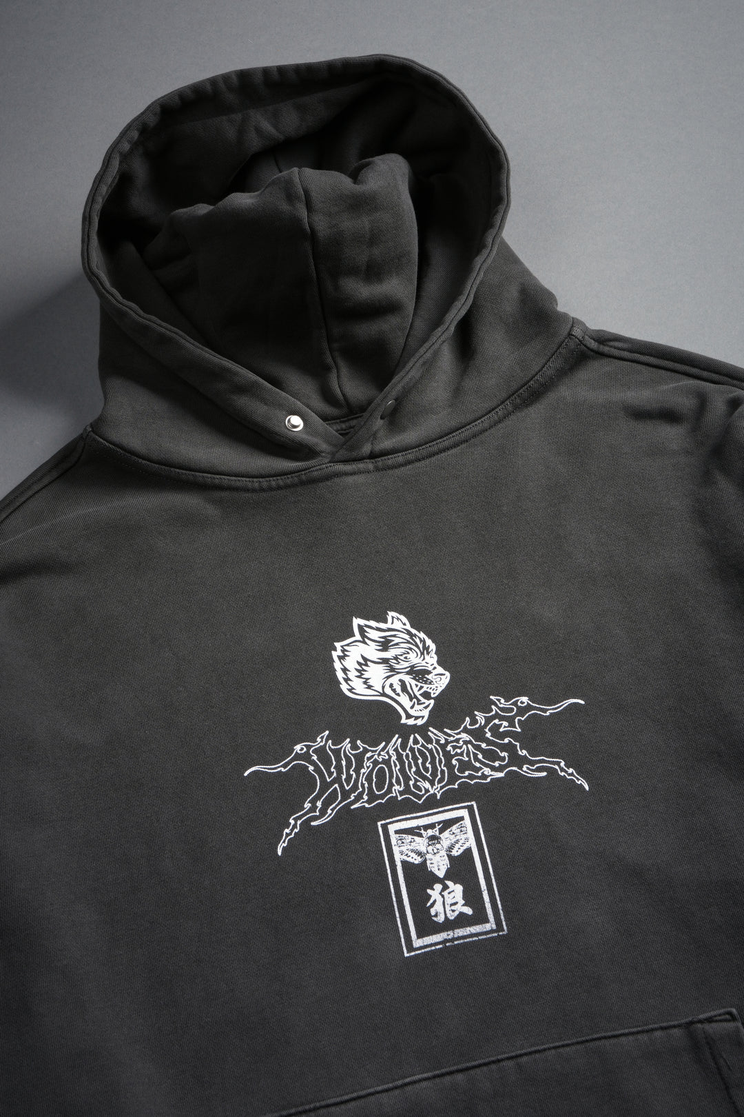 DARC FURY PIERCE HOODIE IN BLACK ( Preventa , Reserva con el 50% )