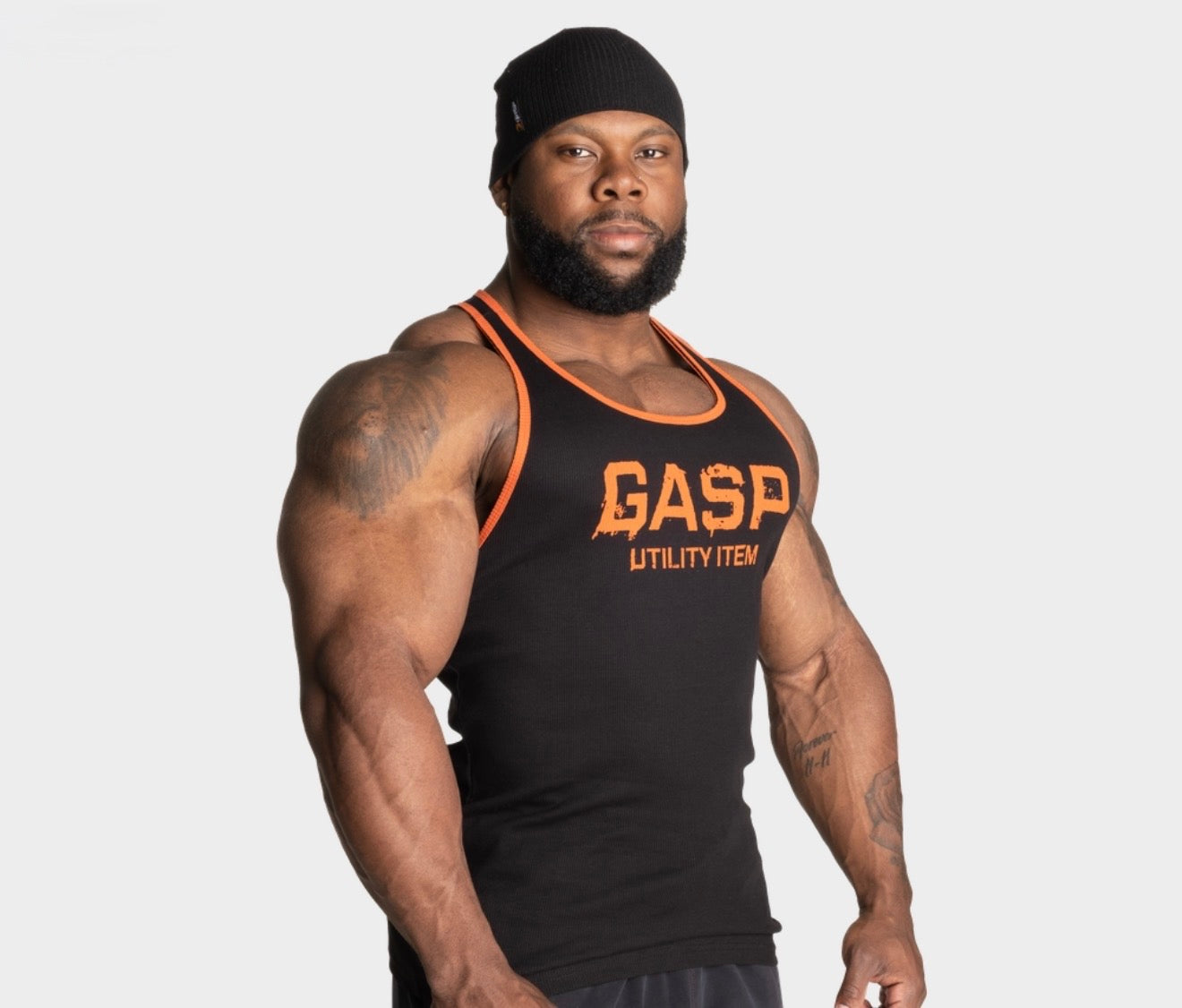 GASP , Ribbed T- Back