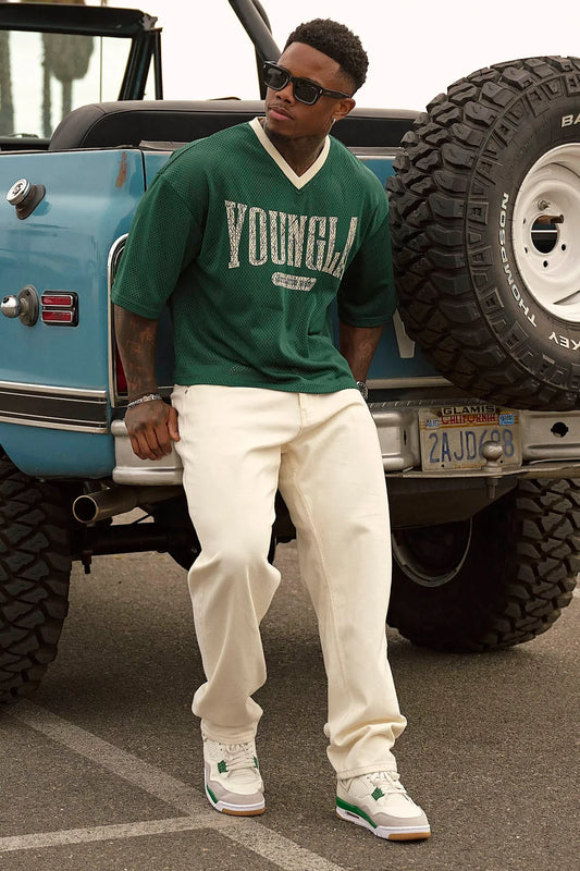 VARSITY FOOTBALL CROPPED JERSEY