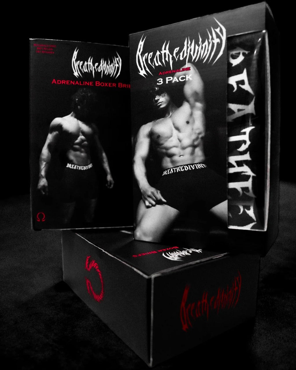 Breathe Divinity Void Tech™ Adrenaline Boxer Briefs [3-pack] ( Precio por unidad ) PREVENTA , Fecha : 10/20 Octubre