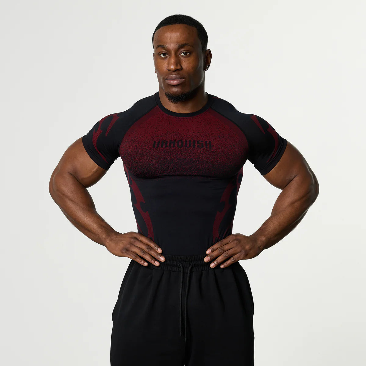 Vanquish , TRIBAL COMPRESSION BLACK AND RED , PRONTO EN STOCK ‼️
