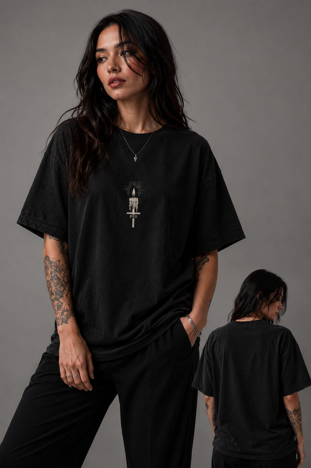 P 92 ,Original Feeling  , ( Chapter I : Antagonistic , Beginnings , Oversized Fit In Black, Piezas unicas ‼️,
