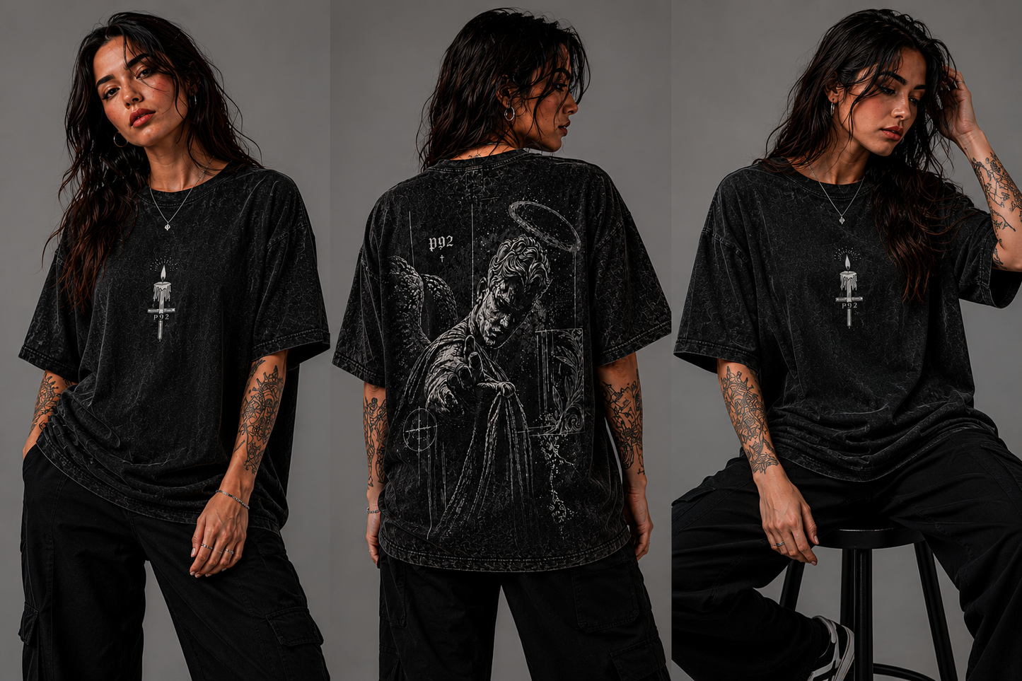 P 92  , Poison Pure VERSION II  , ( Chapter I : The Antagonists , Beginnings ,Oversized Fit , In Black