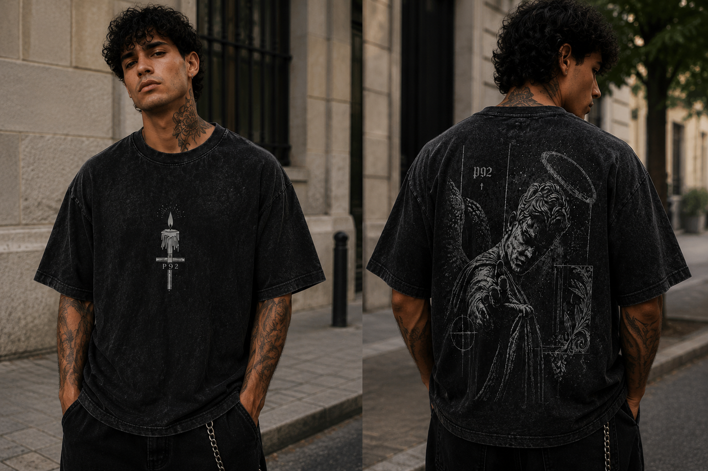 P 92  , Poison Pure VERSION II  , ( Chapter I : The Antagonists , Beginnings ,Oversized Fit , In Black